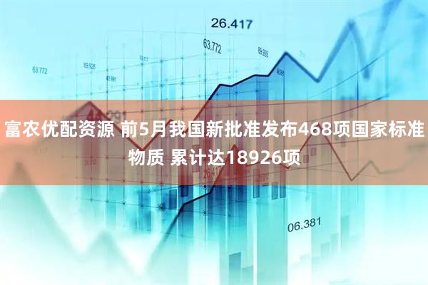 富农优配资源 前5月我国新批准发布468项国家标准物质 累计达18926项