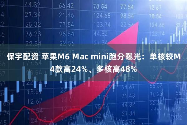 保宇配资 苹果M6 Mac mini跑分曝光：单核较M4款高24%、多核高48%